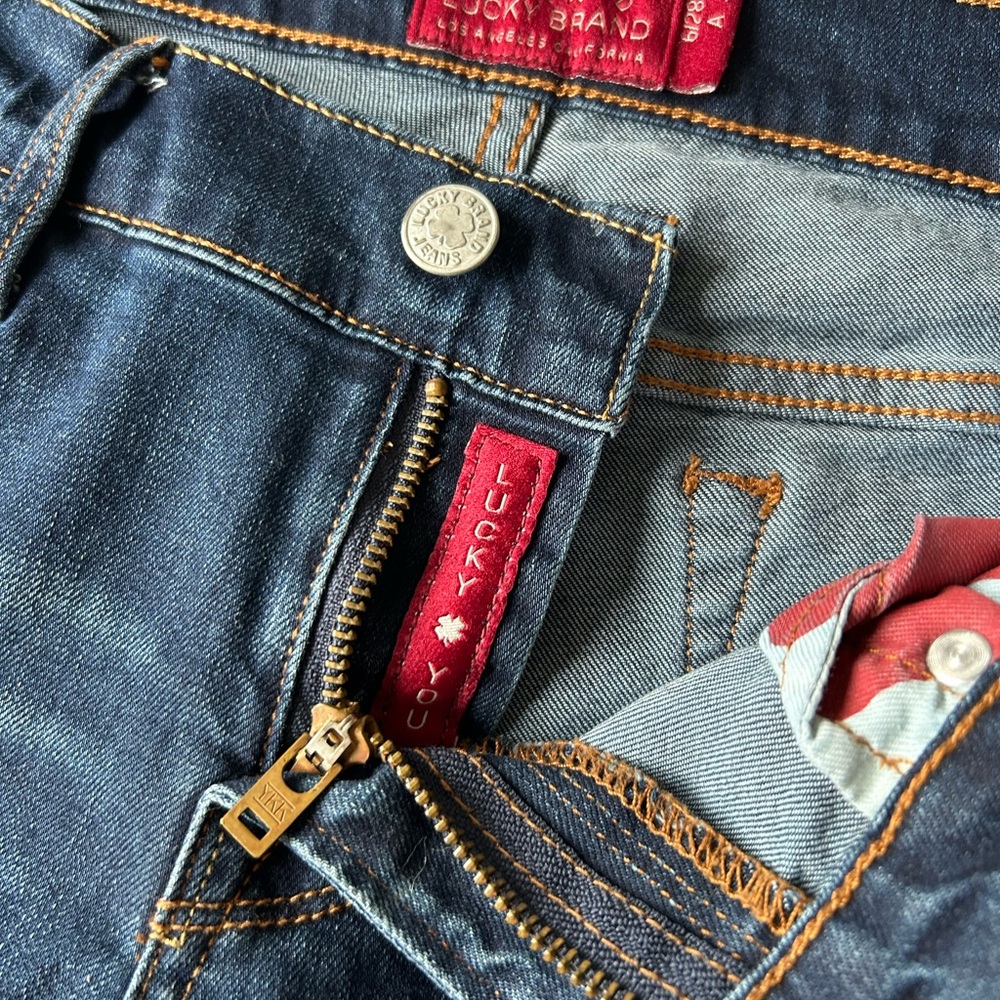 Lucky Brand Dark Wash Charlie Skinny Denim Jeans - Picture 7 of 11